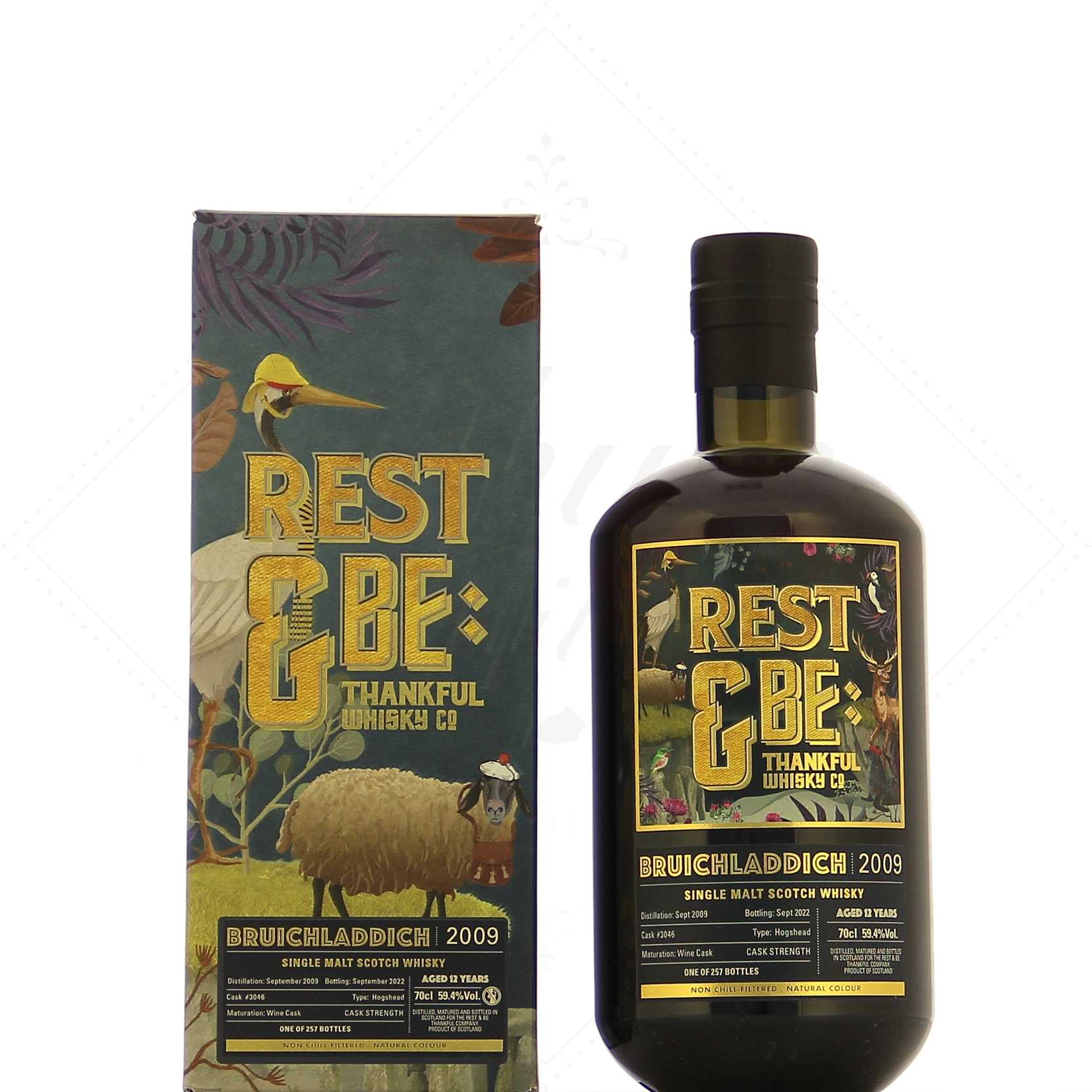 Rest & Be Thankful 12 ans 2009 Bruichladdich Wine cask 59,4°