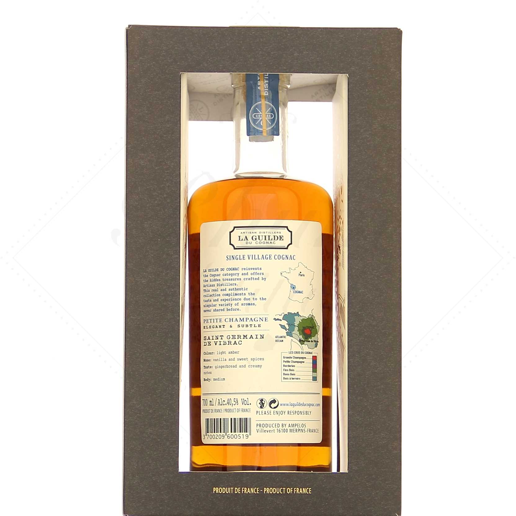 La Guilde du Cognac Petite Champagne 40,5° – Image 2