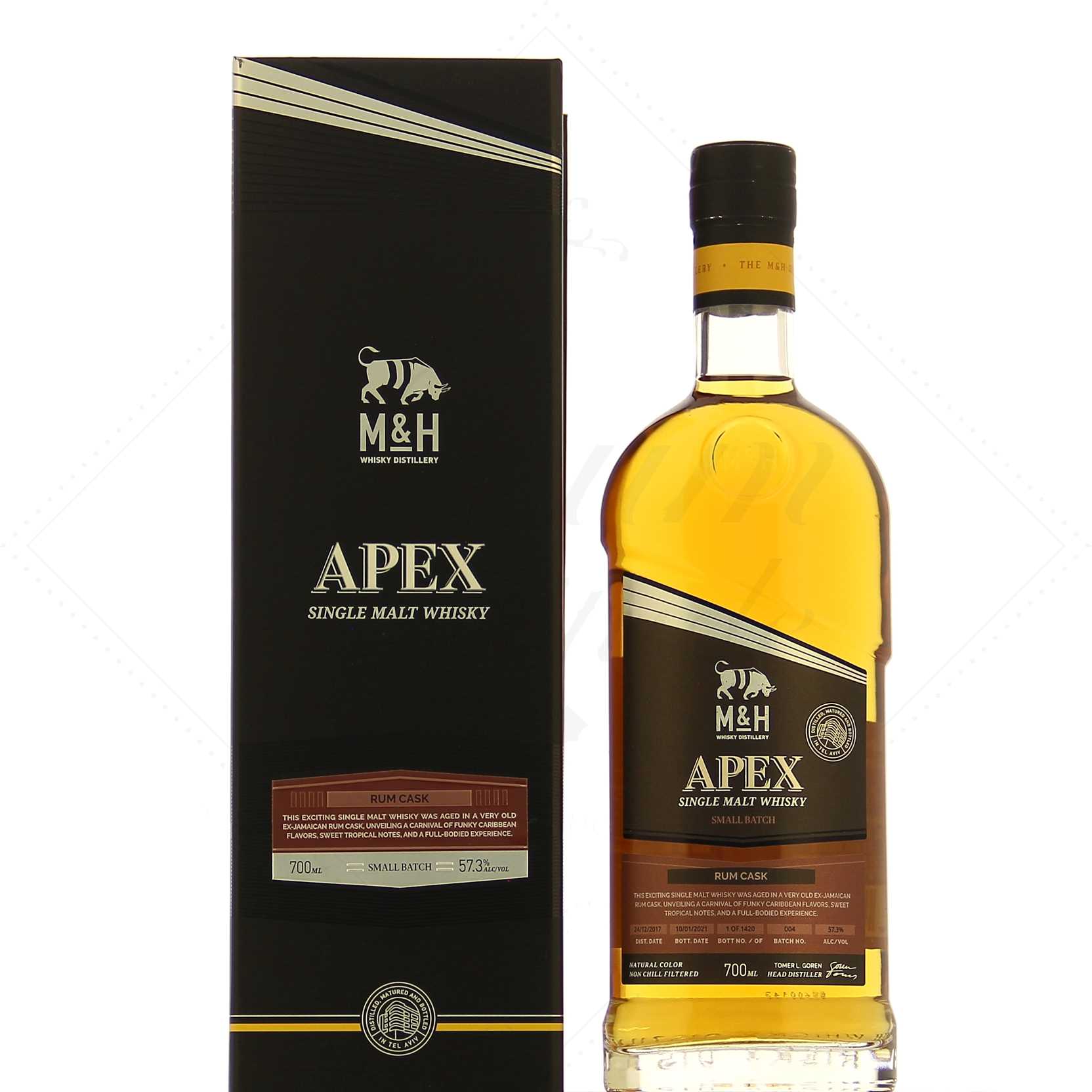 Milk & Honey Apex Rum cask Single malt 57,3°