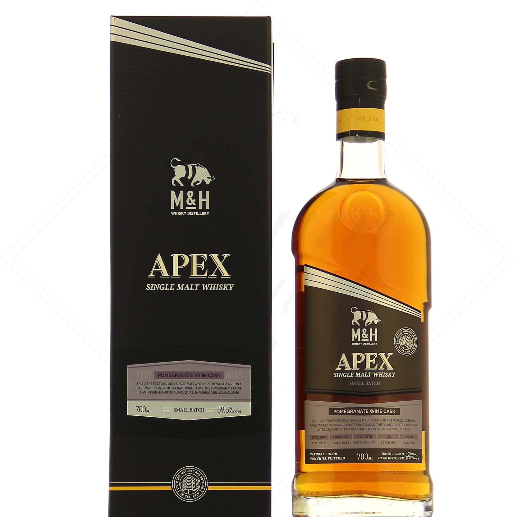 Milk & Honey Apex Pomegranate Wine cask Single malt 59,5°