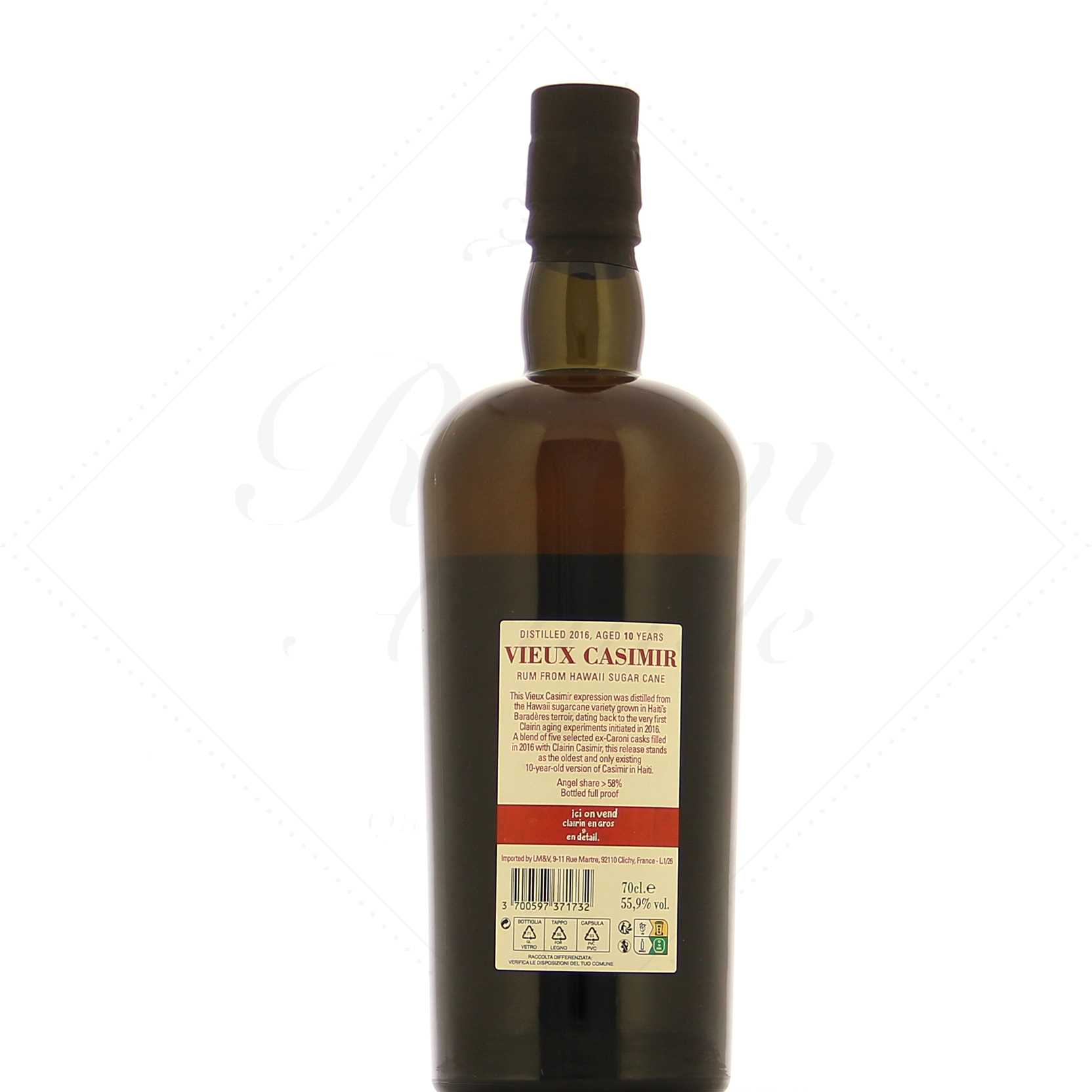 Vieux Casimir 10 ans 2016 Small batch ex-Caroni cask 55,9° – Image 2