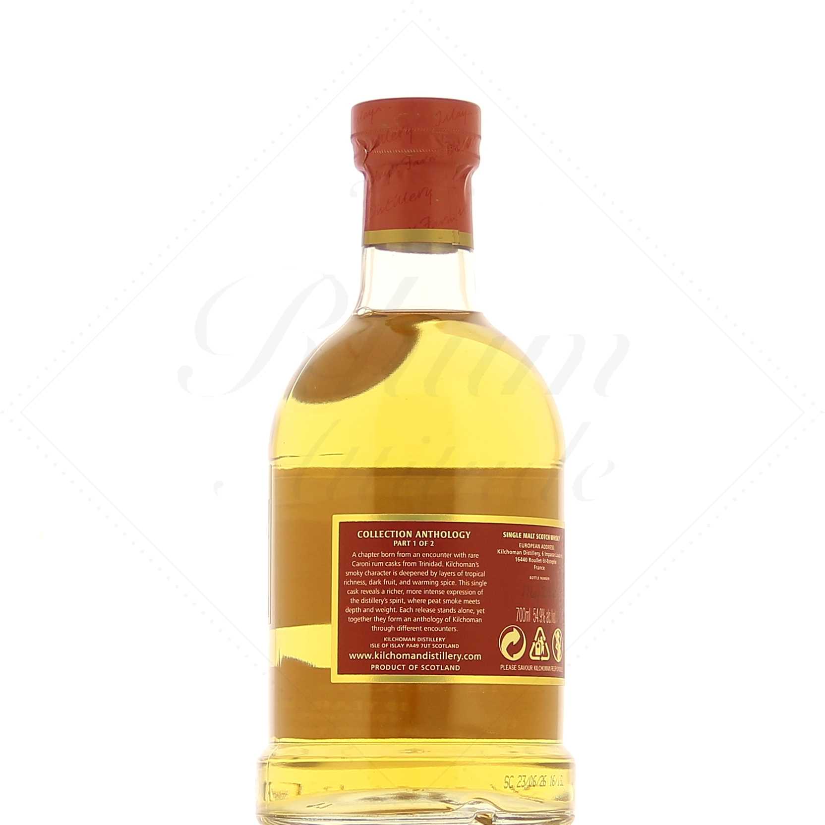 Kilchoman 10 ans 2016 Caroni rum cask 54,9° – Image 2
