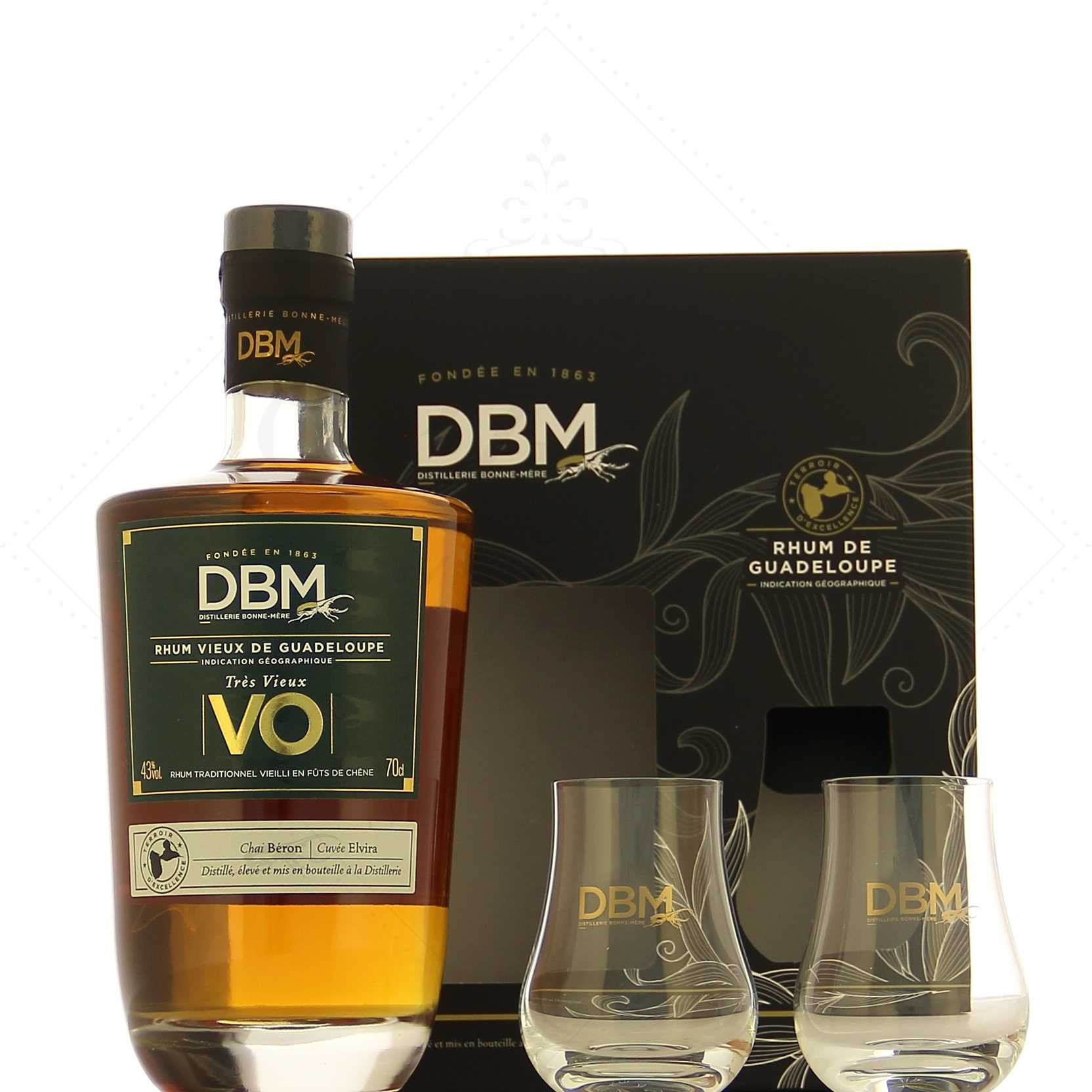 DBM Distillerie Bonne Mère VO Coffret 2 verres 43° – Image 2