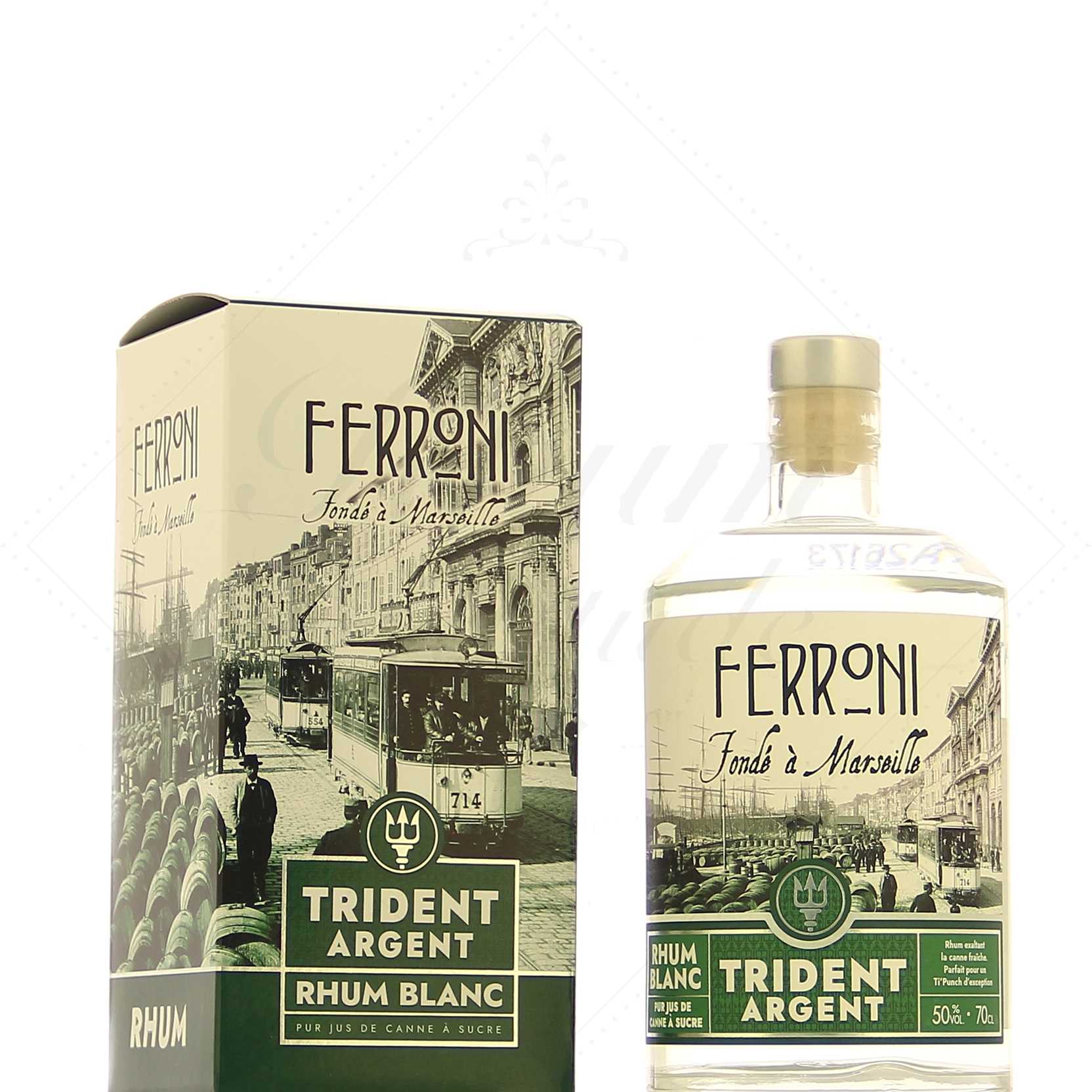 Ferroni Trident argent 50°
