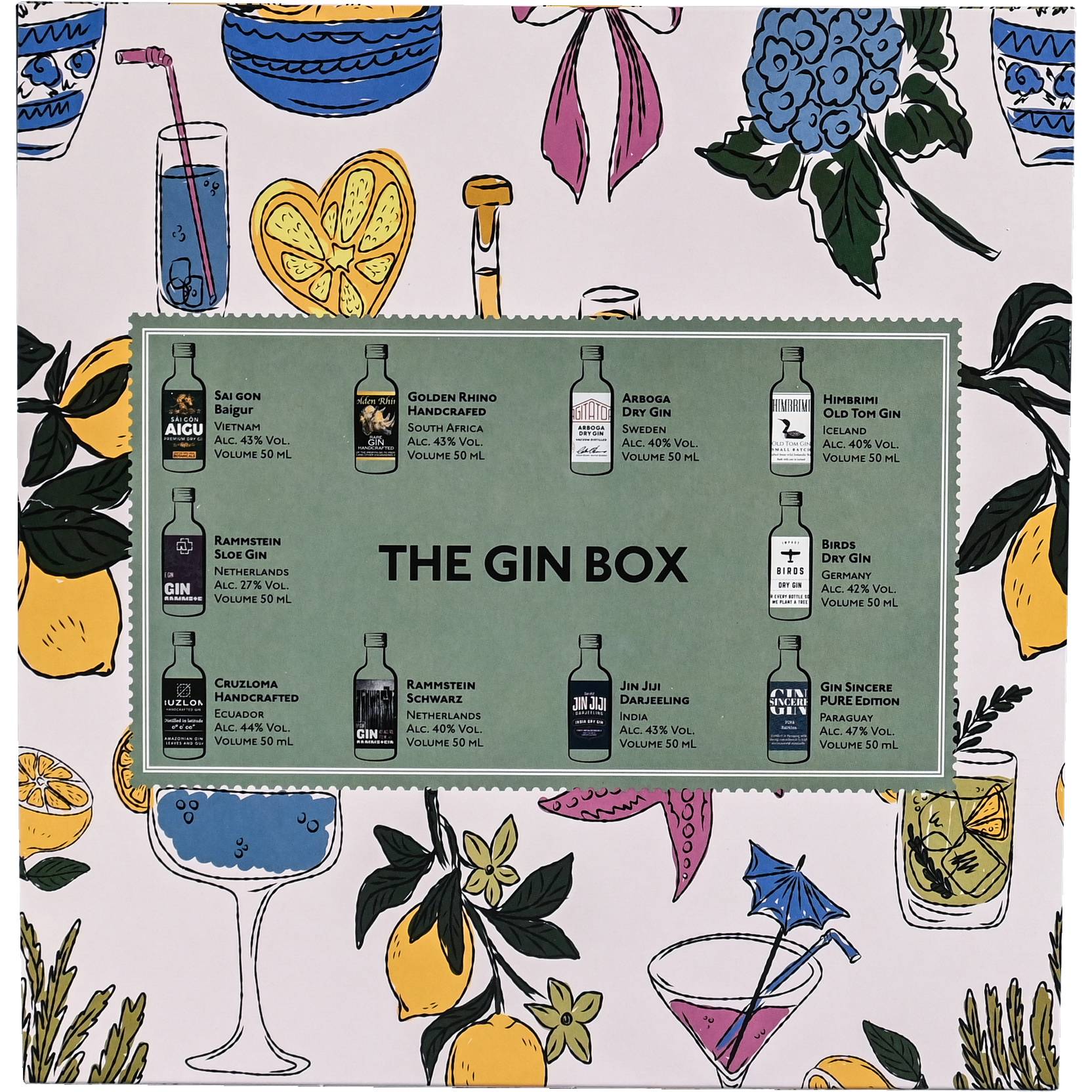 The Gin Box 10 reasons to love gin 10 x 5 cl 40.9° – Image 3