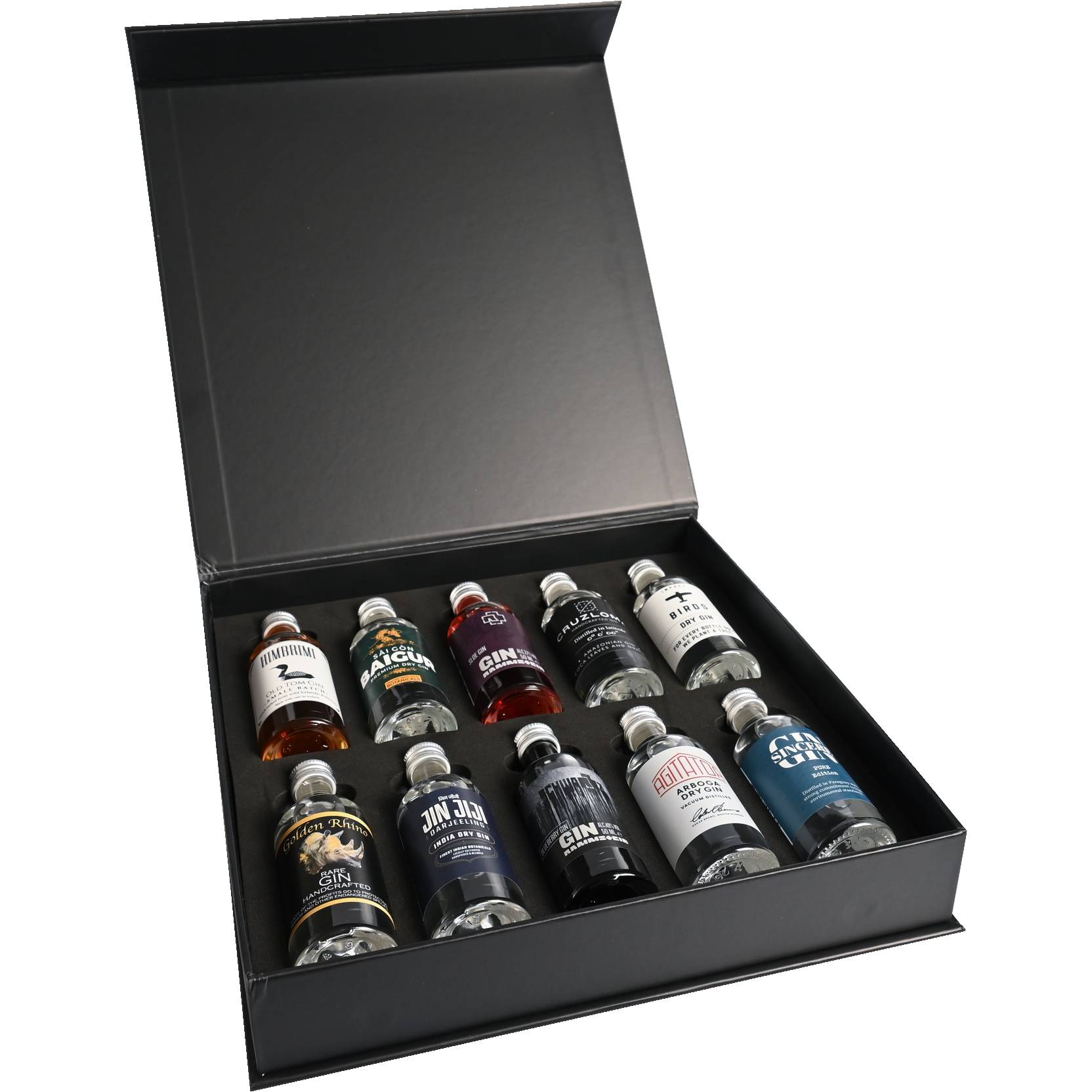 The Gin Box 10 reasons to love gin 10 x 5 cl 40.9°