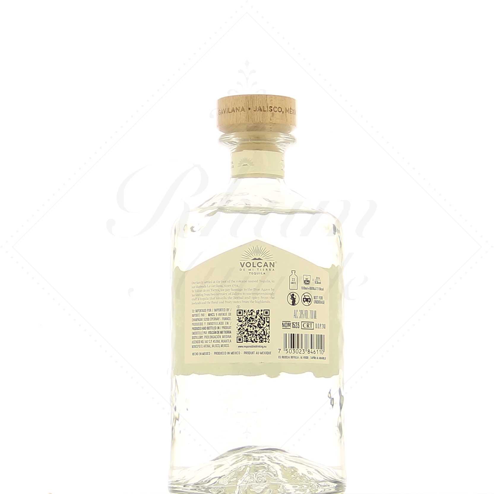 Volcan de mi tierra Tequila Blanco 38° – Image 2