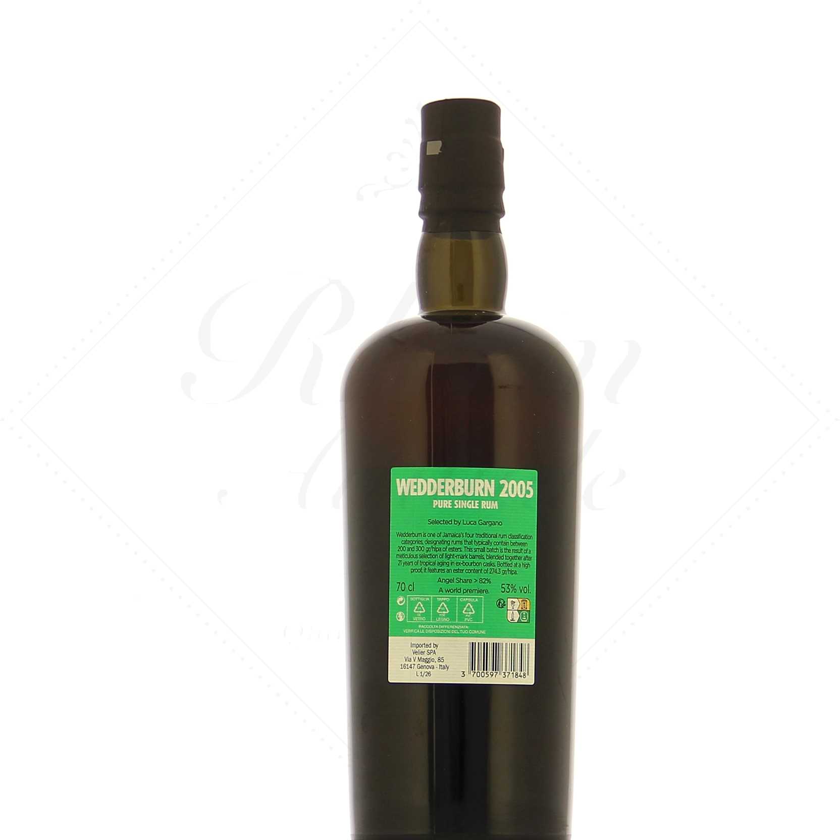 Velier Wedderburn 2005 High Proof Small Batch 53° – Image 2