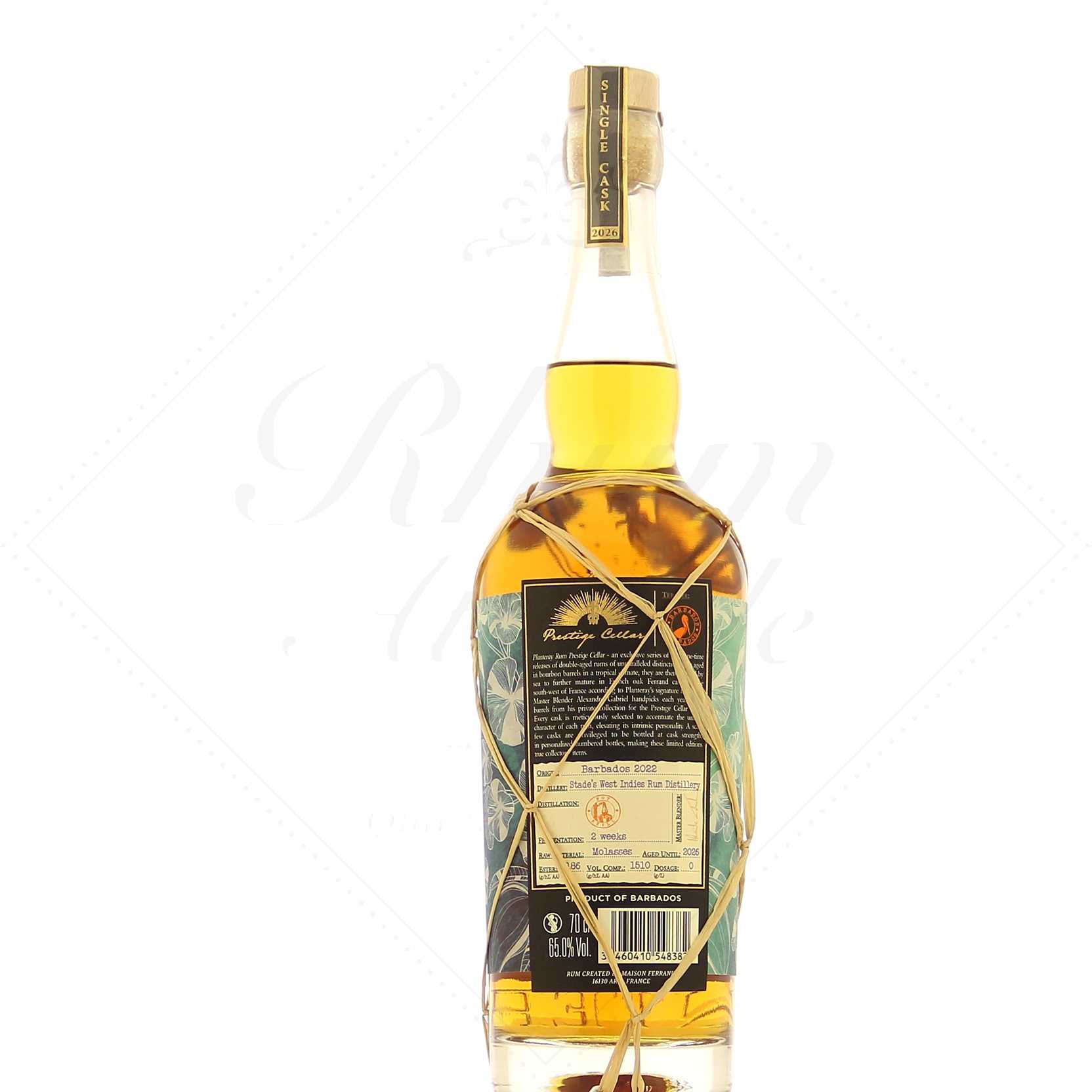 Planteray Rum Barbados 2022 186g of esters Les Anthologistes 65° – Image 2