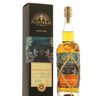 Planteray Rum Barbados 2022 287g of esters Les Anthologistes 62.3°