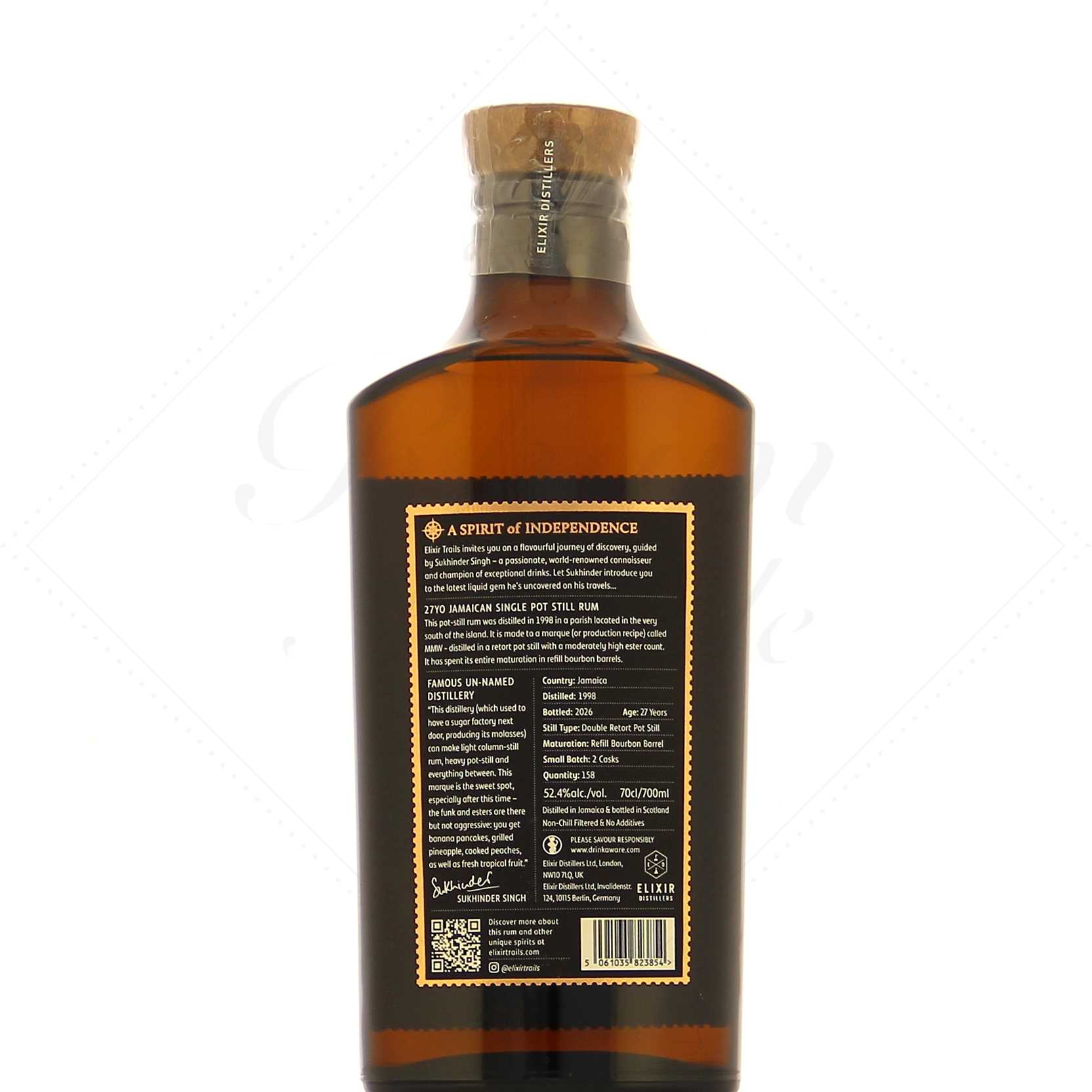 Elixir Distillers Jamaica 27 ans 1998 52,4° – Image 2